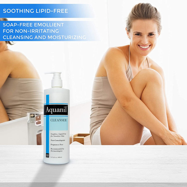 Aquanil Skin Cleanser, Soapless Lipid-free Cleanser - 8 Fl Oz by Person & Covey