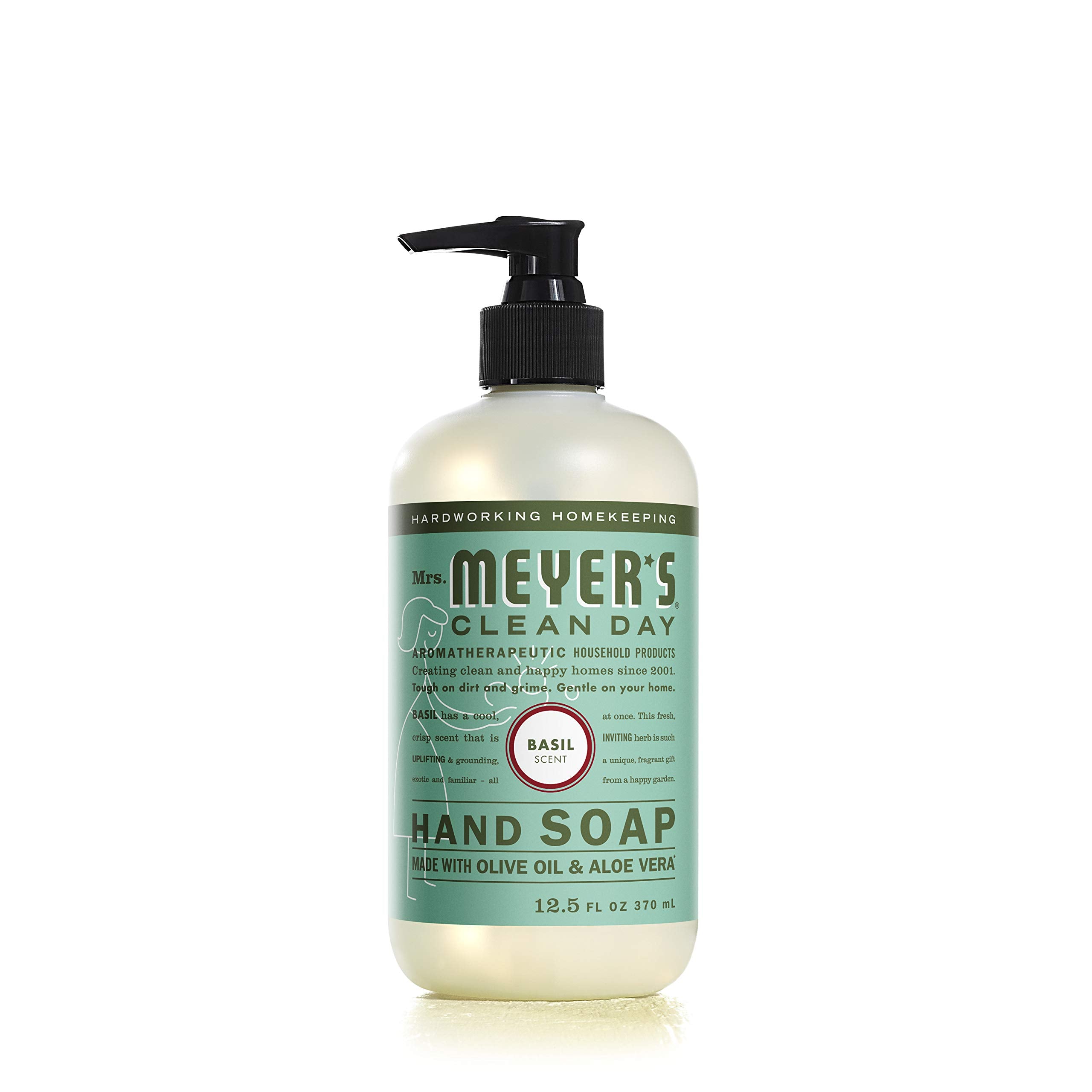 Basil, 12.50 oz. : Mrs Meyer's Clean Day Liquid Hand Soap