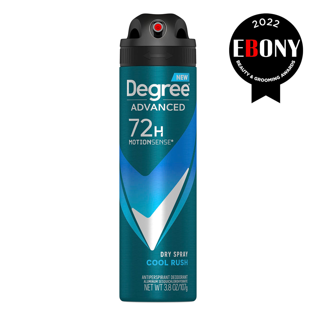 Degree Men MotionSense Antiperspirant Deodorant Dry Spray, Cool Rush, 3.8 oz, Pack of 3