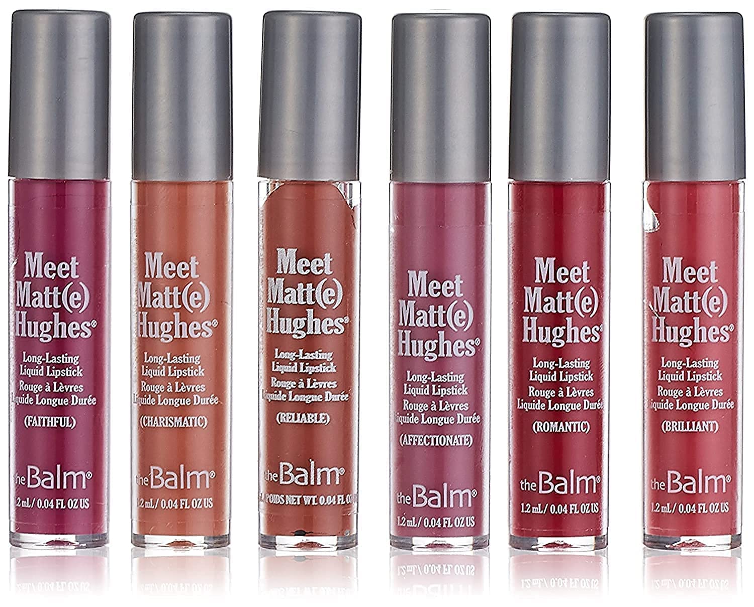 theBalm Meet Matt(e) Hughes Set of 6 Mini Long-Lasting Liquid Lipsticks