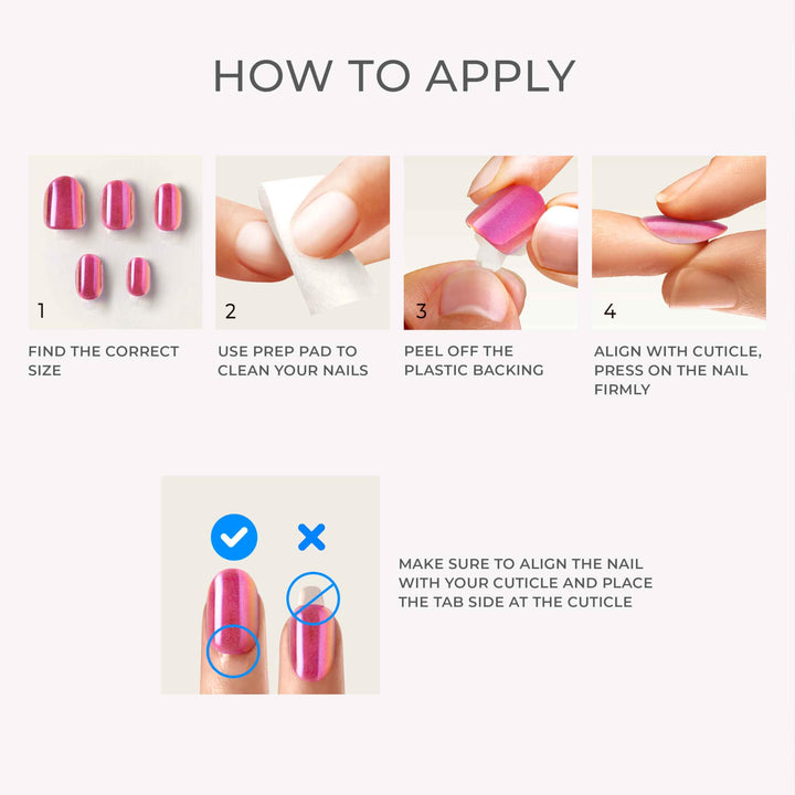 KISS colorFX by imPRESS Press On Nails , ‘Floating’, Solid Red with Pearlescent Finish, Short Oval, IMPROVED adhesive, Includes 30 Fake Nails, Prep Pad, 1 Manicure Stick, 1 Mini Nail File