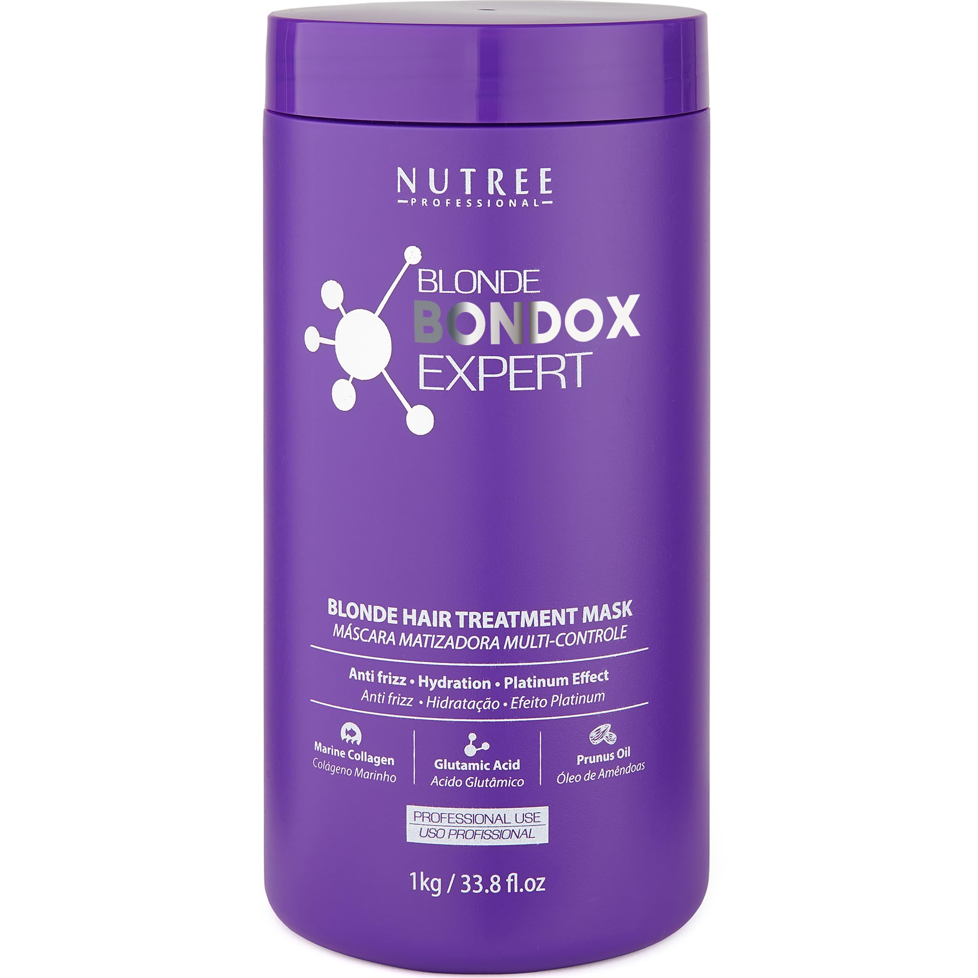 Blonde Bottox Expert, Brazilian Blonde Bottox Hair Treatment, Mask, 1kg/33.8 Fl.oz