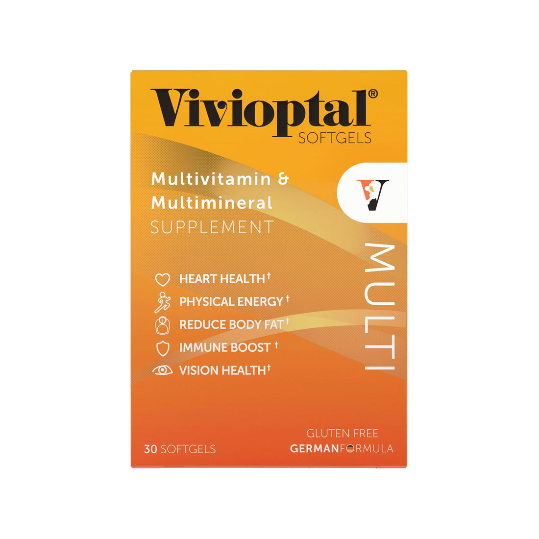 Vivioptal Multi, 30 Softgels, Multivitamin & Multimineral, Gluten Free, German Formula
