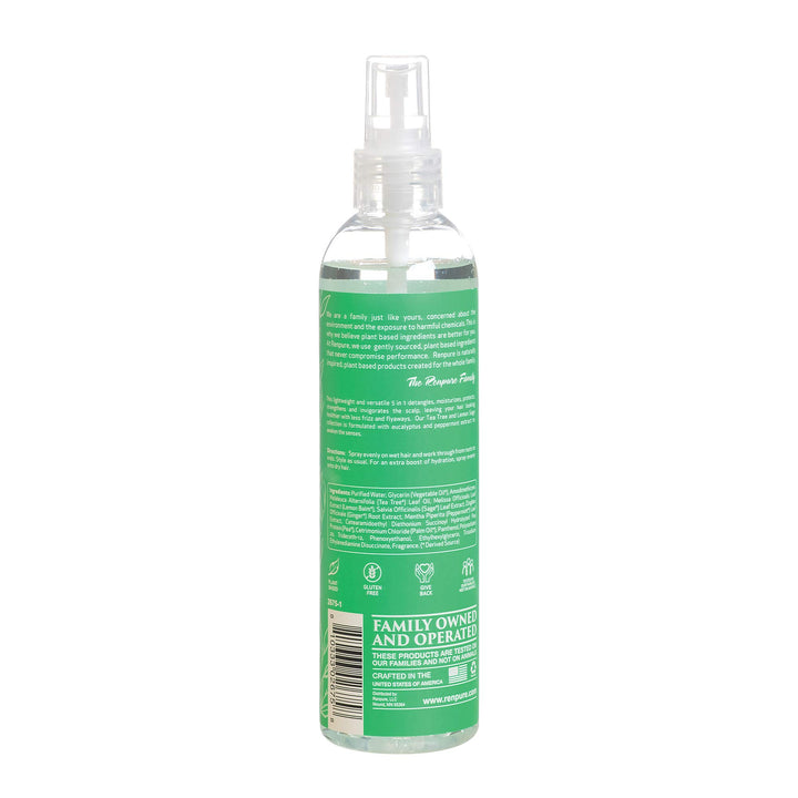 Renpure Plant-Based Beauty Tea Tree & Lemon Sage 5-in-1 Leave-in Treatment Mist, 8 Fluid Ounce