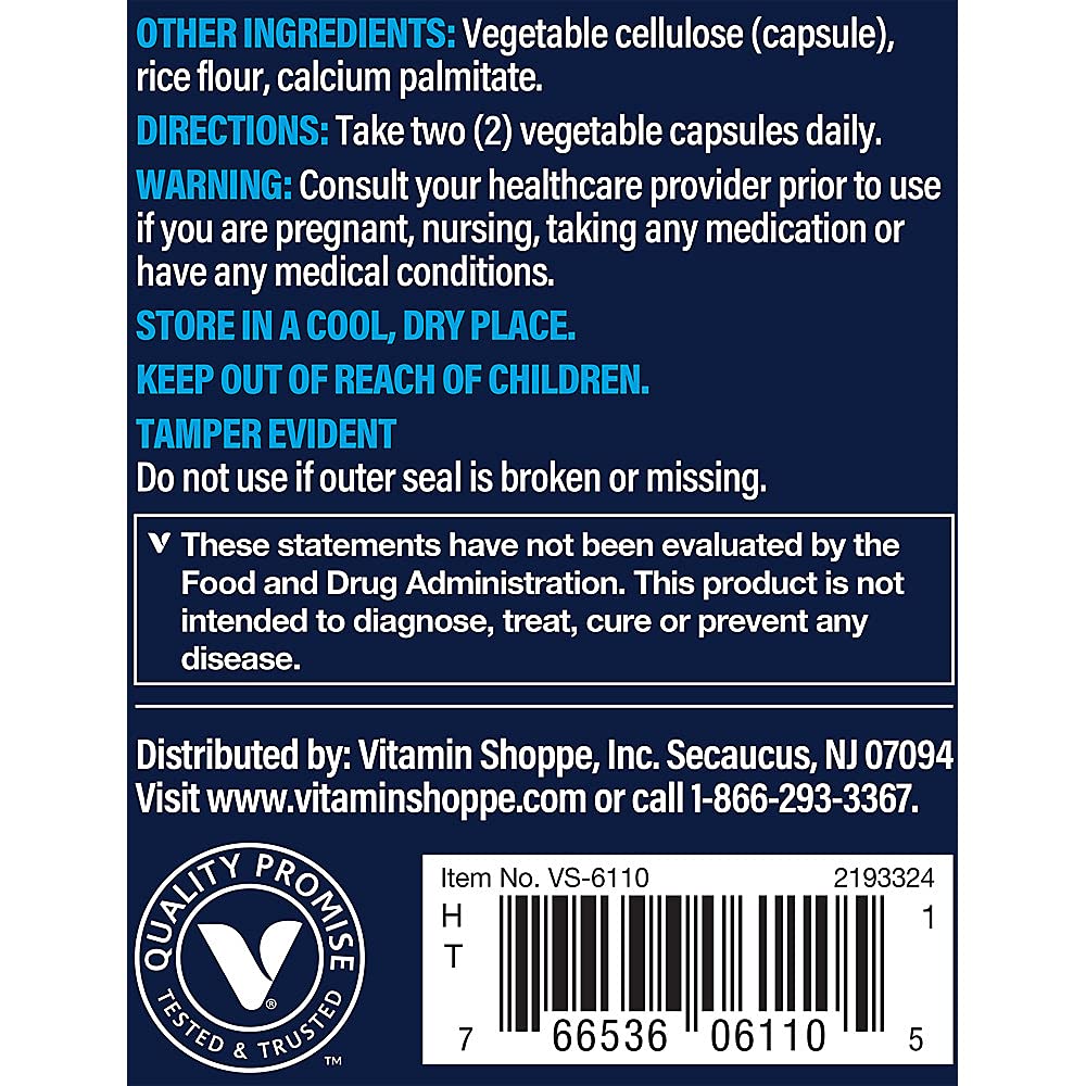 Vthrive Bioactive B-Complex - Vitamin B + Active Coenzymes for Energy Production (120 Vegetable Capsules)