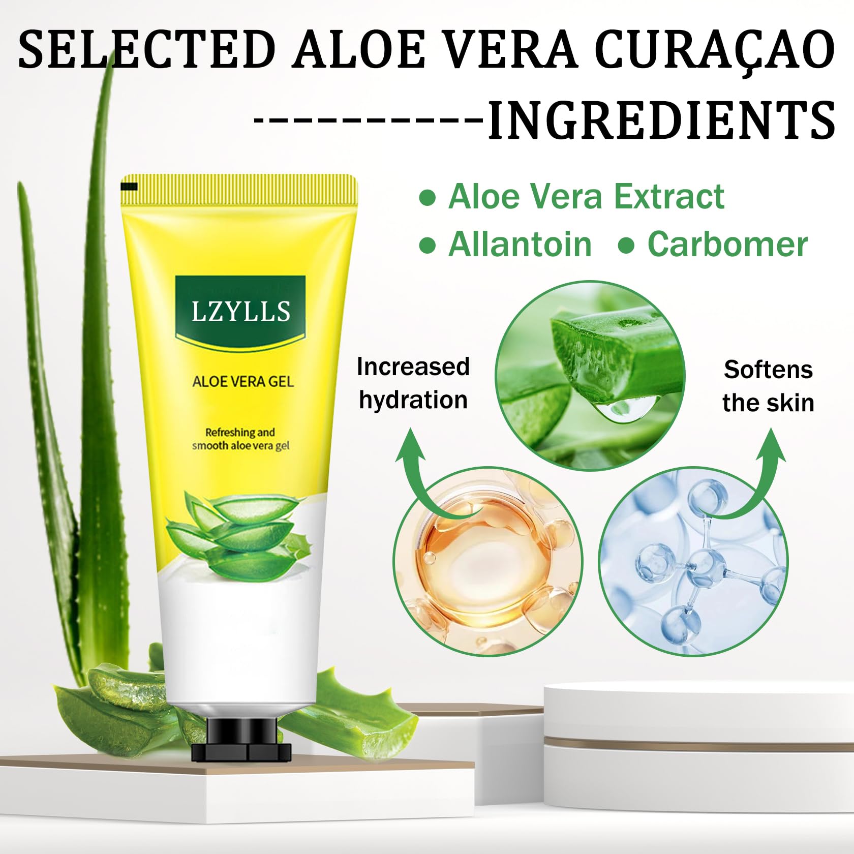 Aloe Vera Gel for Sunburn Relief,Hydrating Travel Size Aloe Vera Gel for Face,Moisturizing Sunburn Relief After Sun Lotion,Fast Absorbing,Non-Sticky Cooling After Sun Lotion Face Moisturizer (F)