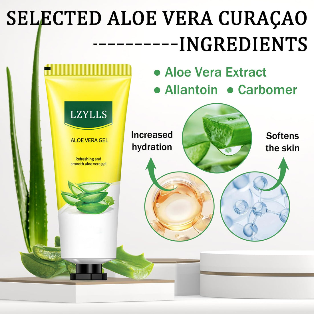 Aloe Vera Gel for Sunburn Relief,Hydrating Travel Size Aloe Vera Gel for Face,Moisturizing Sunburn Relief After Sun Lotion,Fast Absorbing,Non-Sticky Cooling After Sun Lotion Face Moisturizer (F)