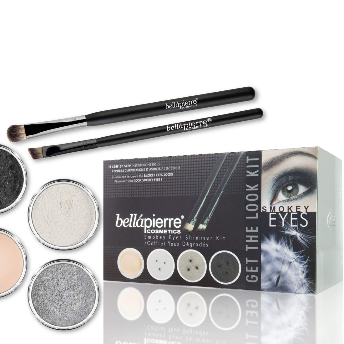 Bella Pierre Get The Look Eye Kit, Smokey Eyes, 6-Count