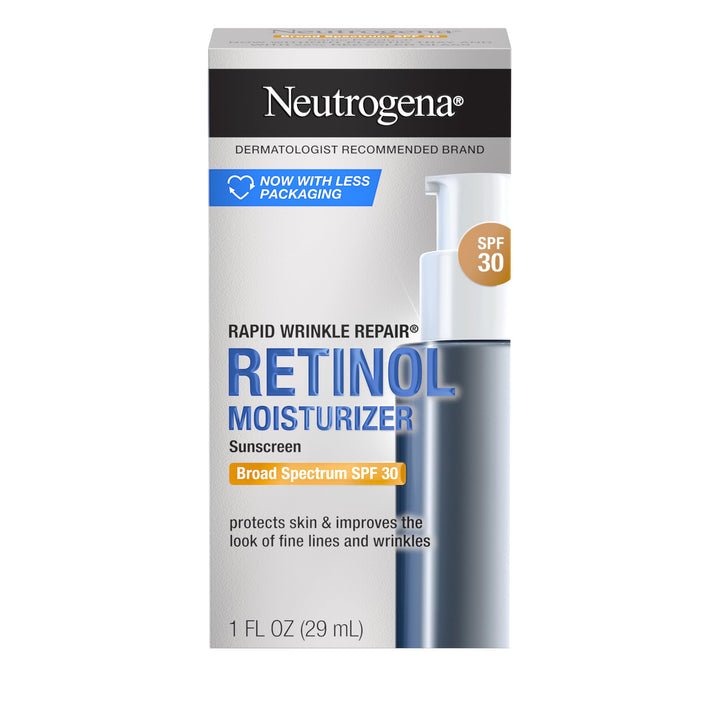 Neutrogena Rapid Wrinkle Repair Daily Face Moisturizer With Spf 30 + Hyaluronic Acid