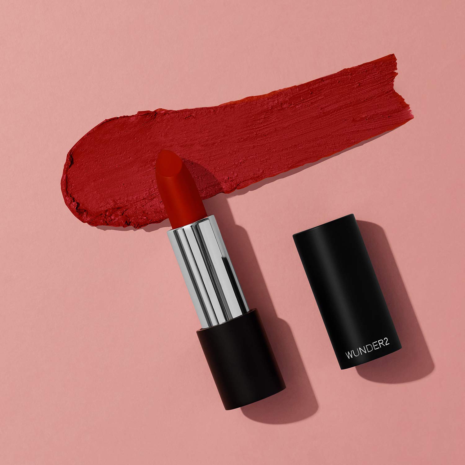 Wunder2 MUST-Have Matte Lipstick Makeup Long Lasting, Color Gimme Red
