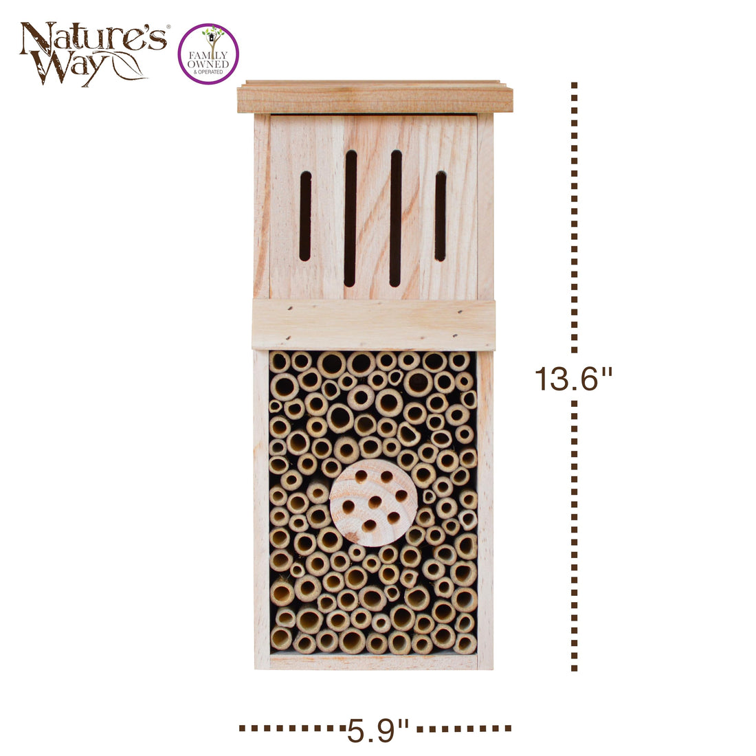 Better Gardens PWH12 Tower Power pollinator, Wood