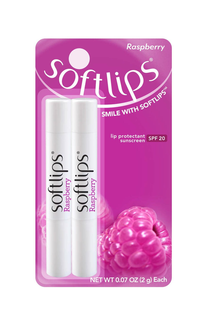 Softlips Protectant/Sunscreen SPF 20 Assorted Fun Flavors Lip Balm, 6 Count