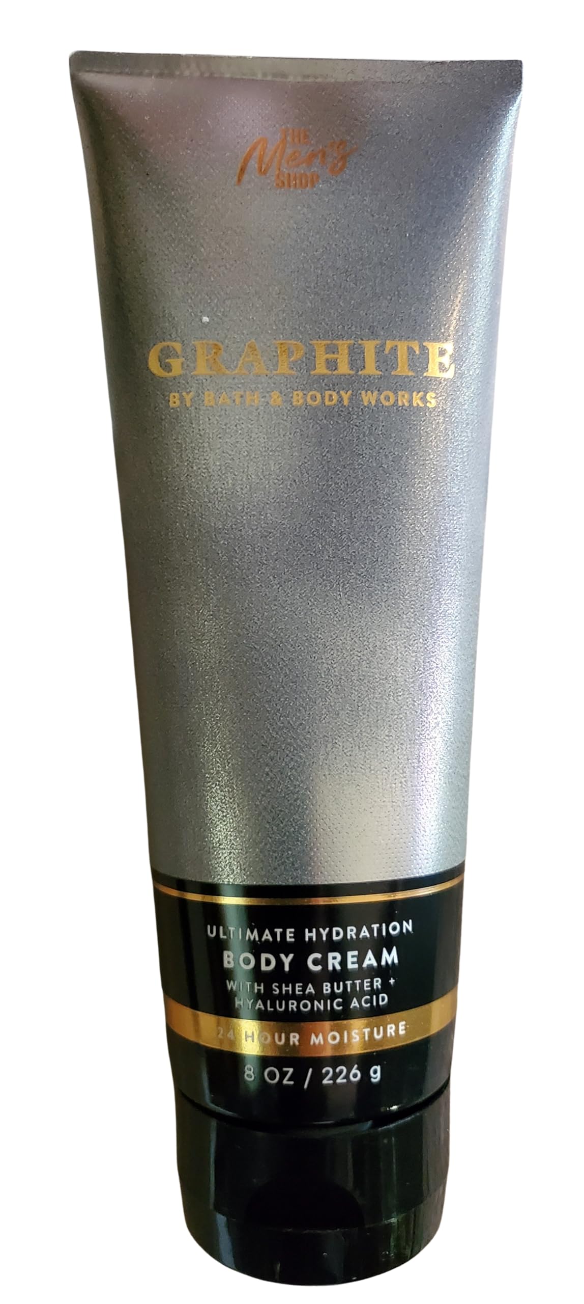 Bath & Body Works Men's Graphite Ultimate Hydration Body Cream and 3-in-1 Face, Hair, Body Gel Wash 2 Piece Set