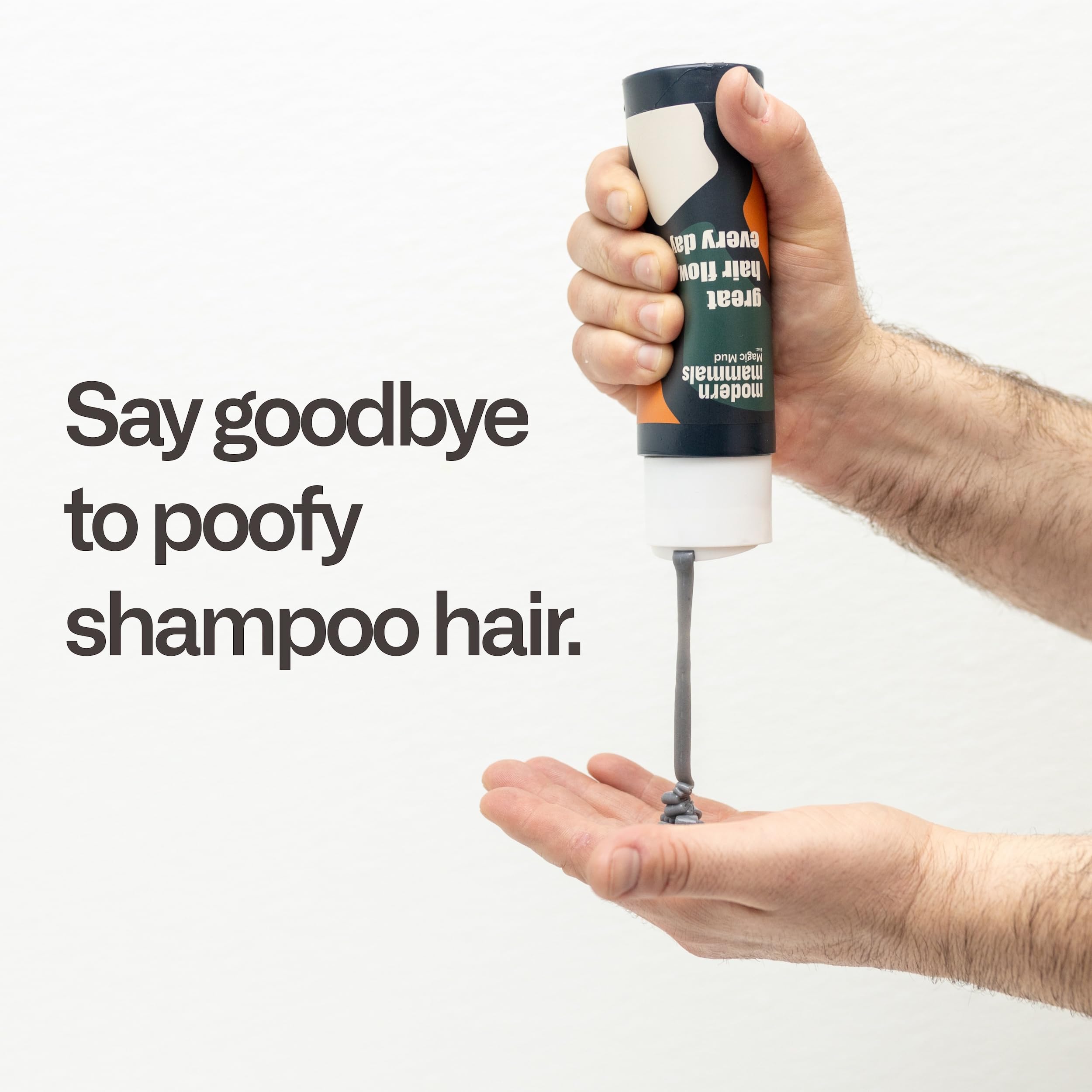 Magic Mud Mens Shampoo Alternative I Sulfate Free Daily CoWash I Moisturizing to Protect Natural Oils I Lather Free, Cleansing, Hydrating, Replaces Conditioner, 2 in 1, I Barber Recommended, (8oz)