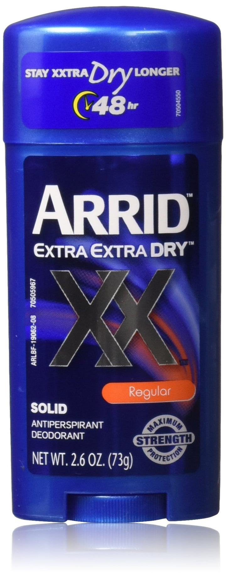 Arrid XX Wide Regular Solid Antiperspirant & Deodorant Stick 2.7 oz (Pack of 6)