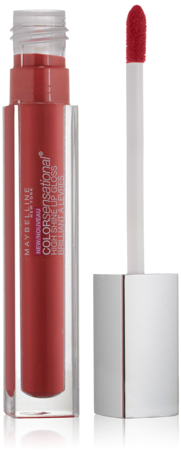 Maybelline New York Color Sensational High Shine Gloss, Gleaming Grenadine, 0.17 Fluid Ounce