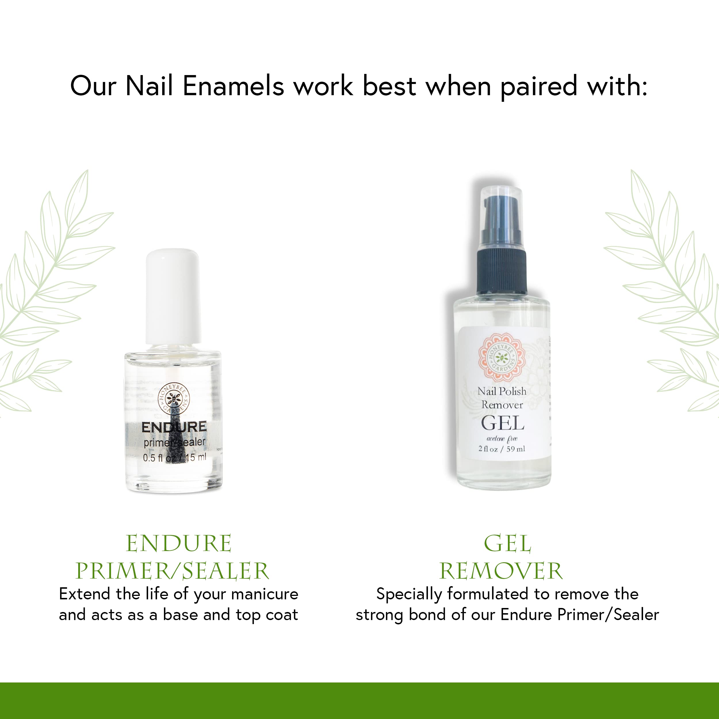 Honeybee Gardens: Watercolors Odorless Non-Toxic Gluten Free Long Lasting Nail Enamel, Wildfire, 0.5 oz