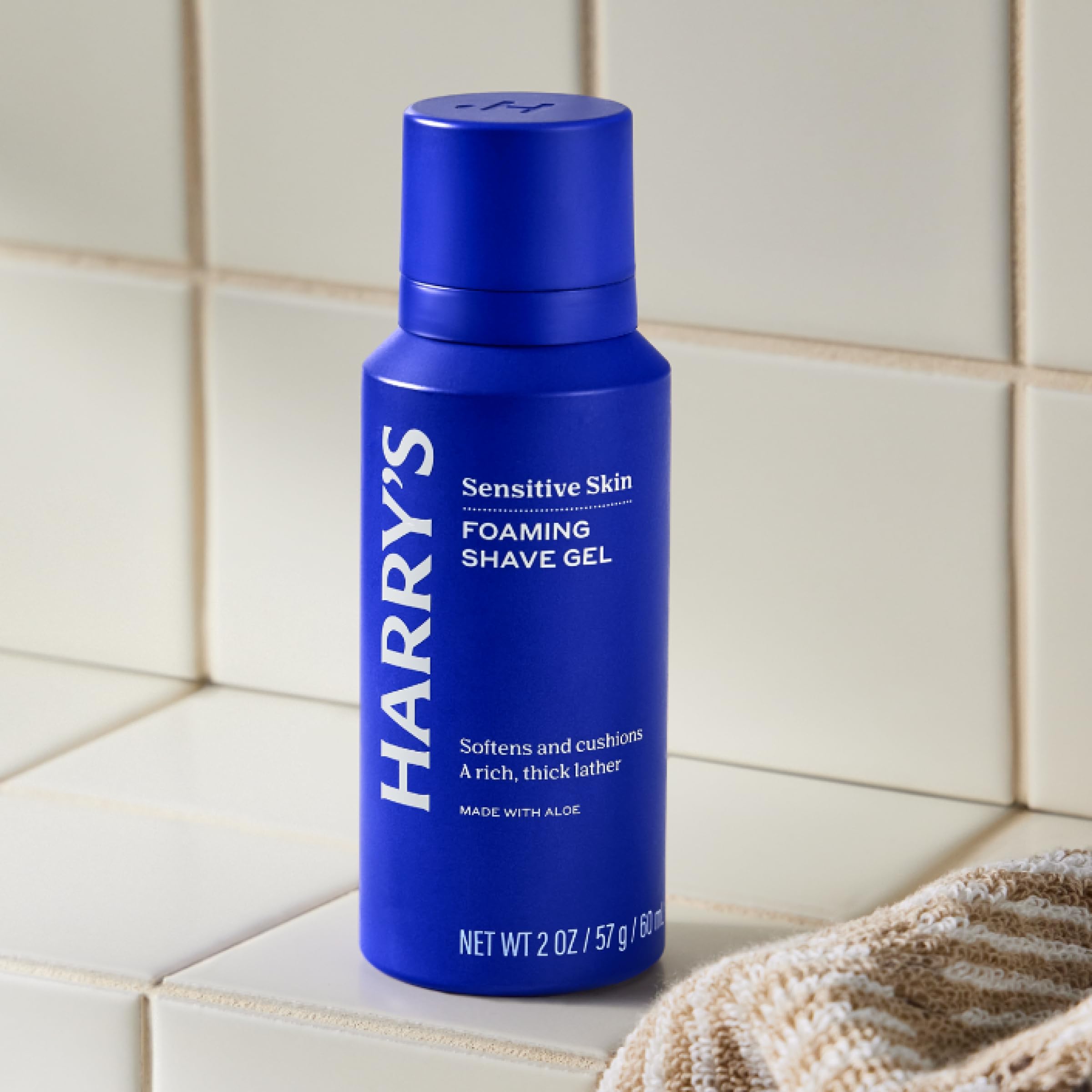 Harry's Shaving Kit for Men - Razor Handle, 5 Razor Blade Refills, Foaming Shave Gel, and Travel Blade Cover - Charcoal