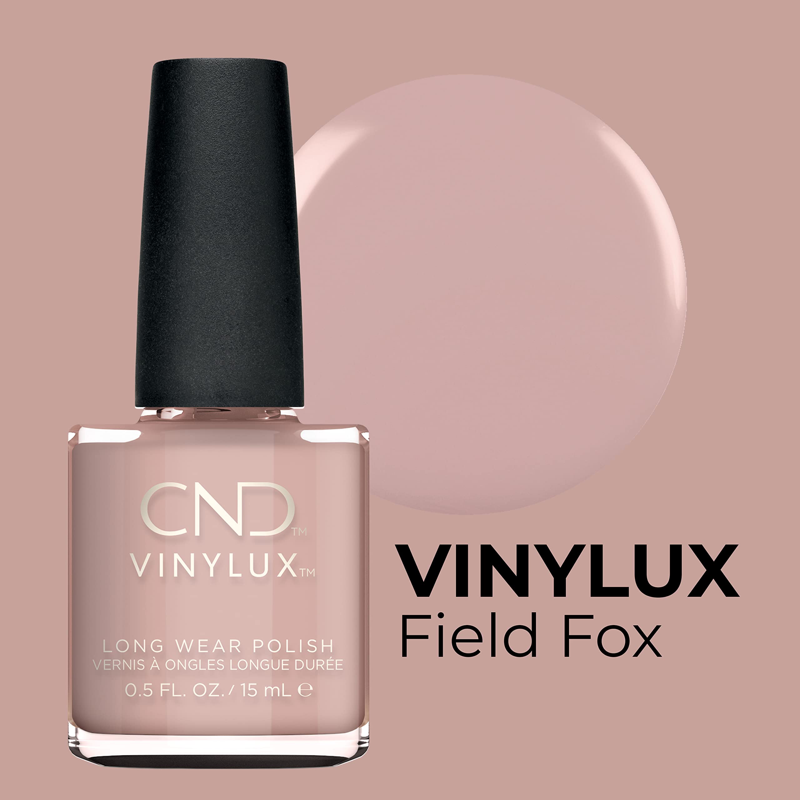 Cnd Vinylux 185 Nail Lacquer Polish, Field Fox, 0.13 Pound