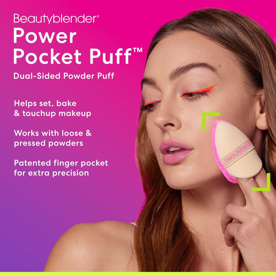 beautyblender POWER POCKET PUFF Dual Sided Powder Puff