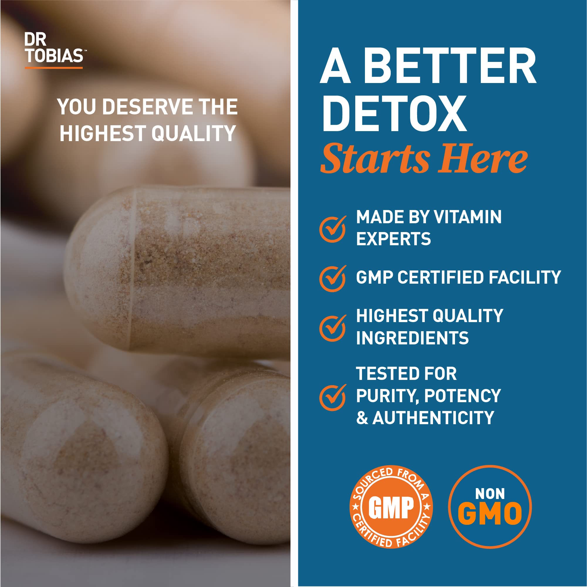 Dr. Tobias Oregano and Caprylic Acid Blend, Gut Flora Balance Complex with Probiotics & Enzymes for Intestinal and Immune Support, Gut Health Supplements for Women & Men, 60 Capsules, 30 Servings