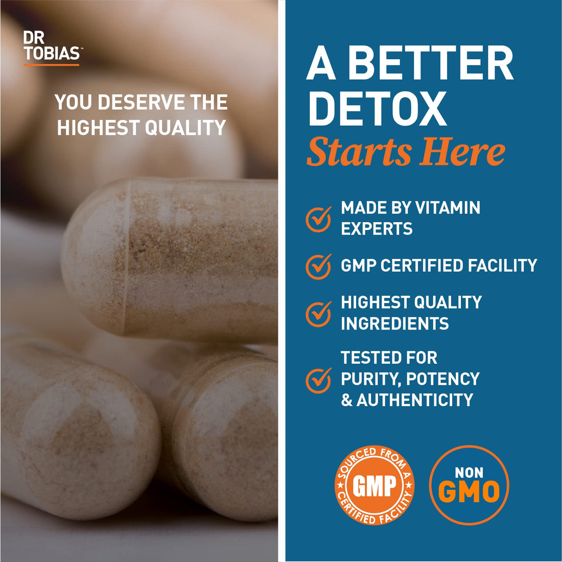 Dr. Tobias Oregano and Caprylic Acid Blend, Gut Flora Balance Complex with Probiotics & Enzymes for Intestinal and Immune Support, Gut Health Supplements for Women & Men, 60 Capsules, 30 Servings