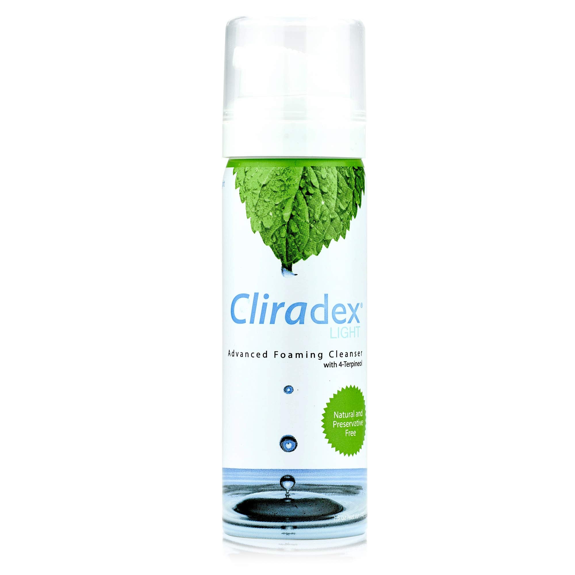 Cliradex Light Advanced Foaming Eyelid and Facial Cleanser - 44.3ml 1.5oz