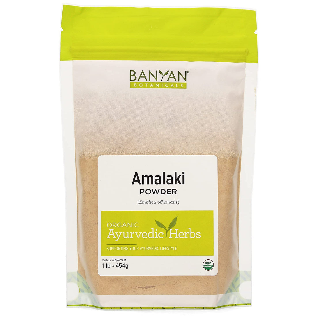 Banyan Botanicals Amalaki Fruit Powder- Certified Organic 1 Pound AD