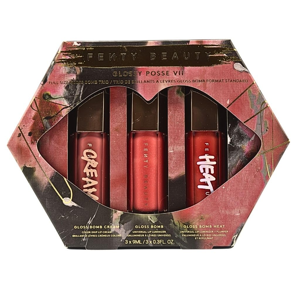FENTY BEAUTY Glossy Posse VII Full-Size Gloss Bomb Trio