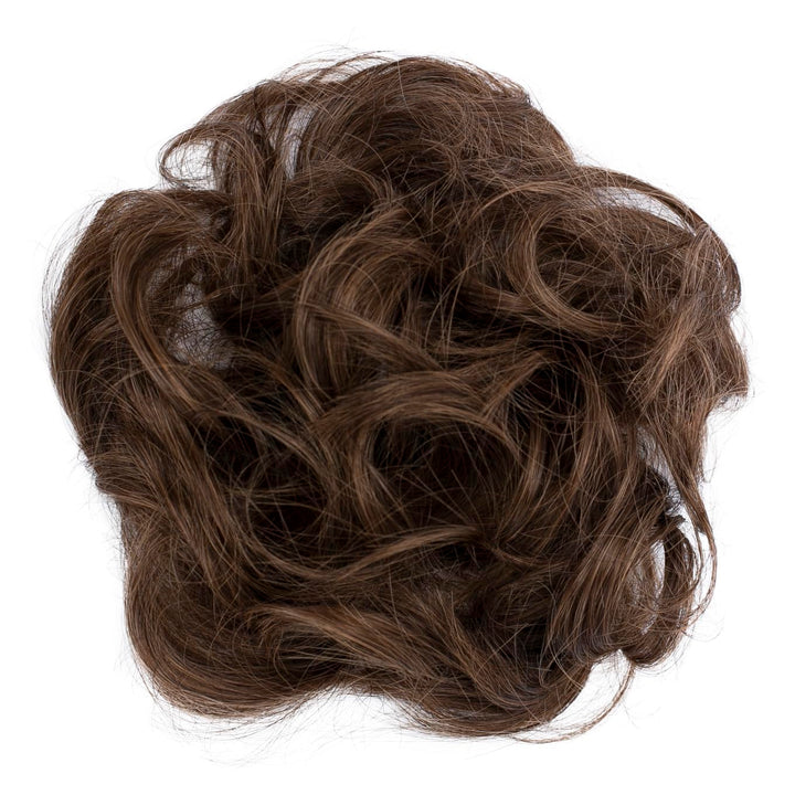Brown mix # 4/30 G26AL : PRETTYSHOP Scrunchy Scrunchie Bun Up Do Hair Piece Hair Ribbon Ponytail Extensions Wavy Messy Brown mix # 4/30 G26AL