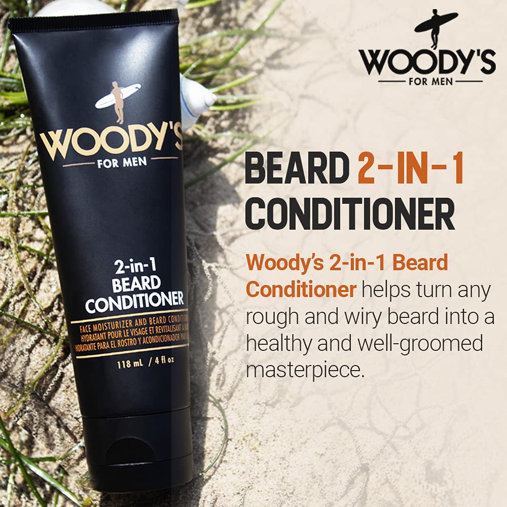 Woody's 2-in-1 Beard Conditioner - 4 oz by Woody's Men's Grooming