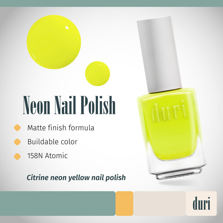 duri Nail Polish No. 158N Atomic, 0.5 fl. oz, 15 mL
