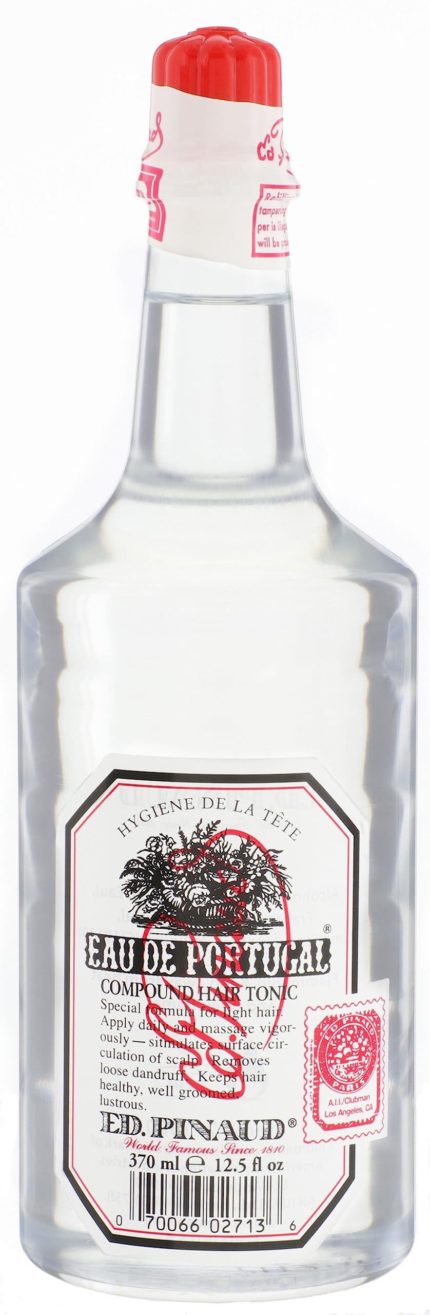 Clubman Pinaud Eau de Portugal Hair Tonic, 12.5 Fluid Ounce
