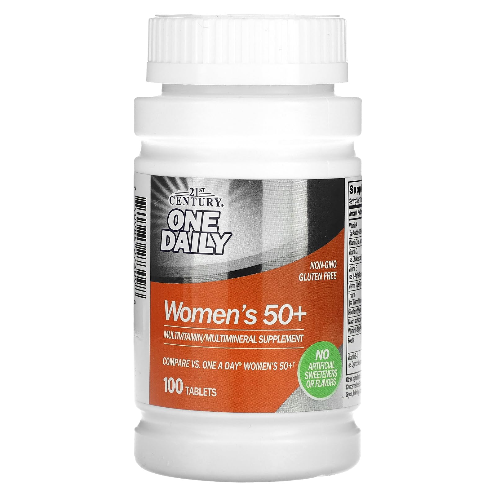 21st Century One Daily Women's 50+ Tablets, 100-Count
