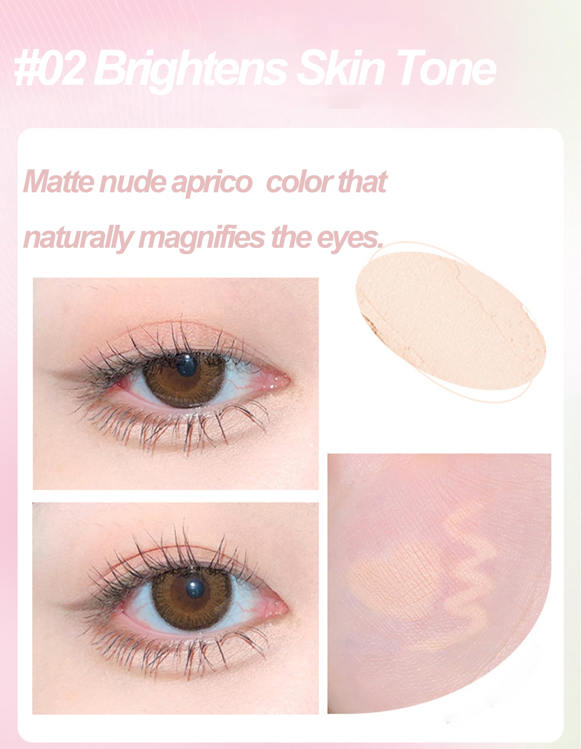 Lying Silkworm Under Eye Highlighter Makeup Stick, 2PCS - Silky-smooth, Long-lasting, Smudge-proof Tear Drop Eye Brightener & Contouring Stick