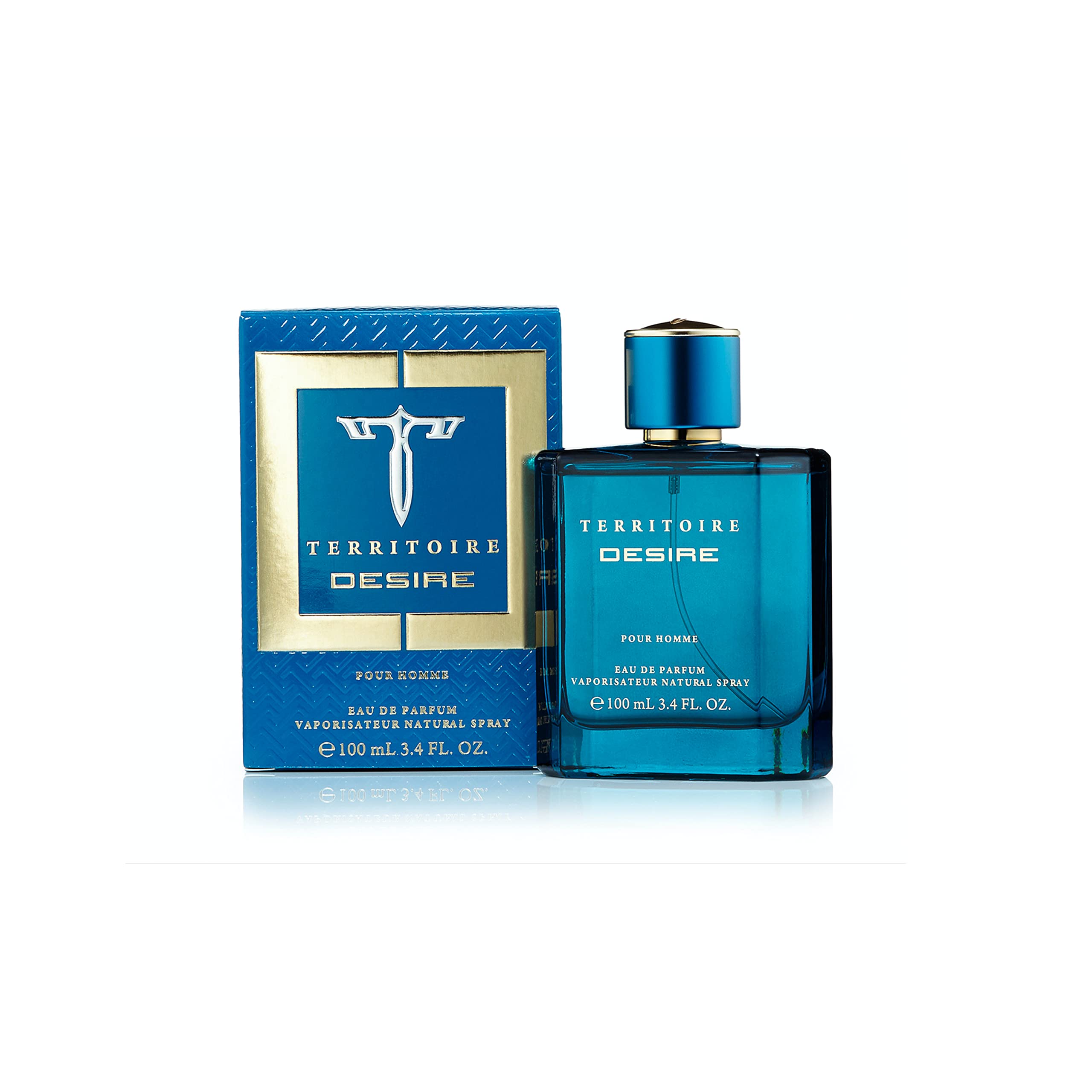 YZY Perfume Territoire Desire by YZY Perfume Eau De Parfum Spray 3.4 oz for Men