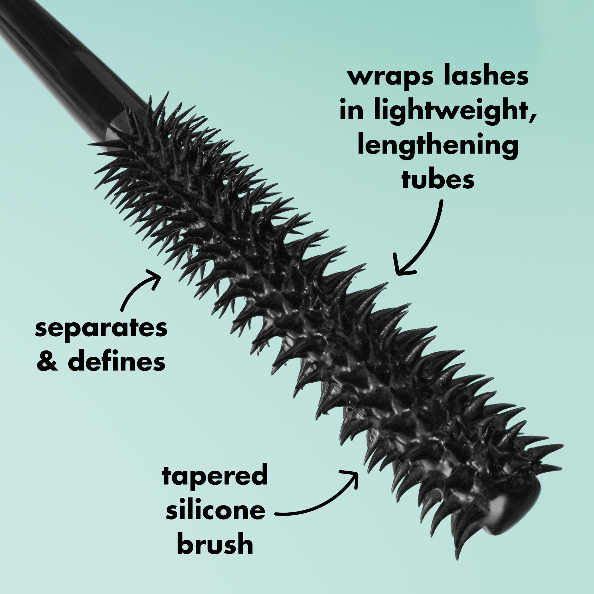 e.l.f. Lash XTNDR Mascara, Made With Tubing Technology For The Look Of Lash Extensions, Clump & Flake Free, Vegan & Cruelty-Free, Soft Black