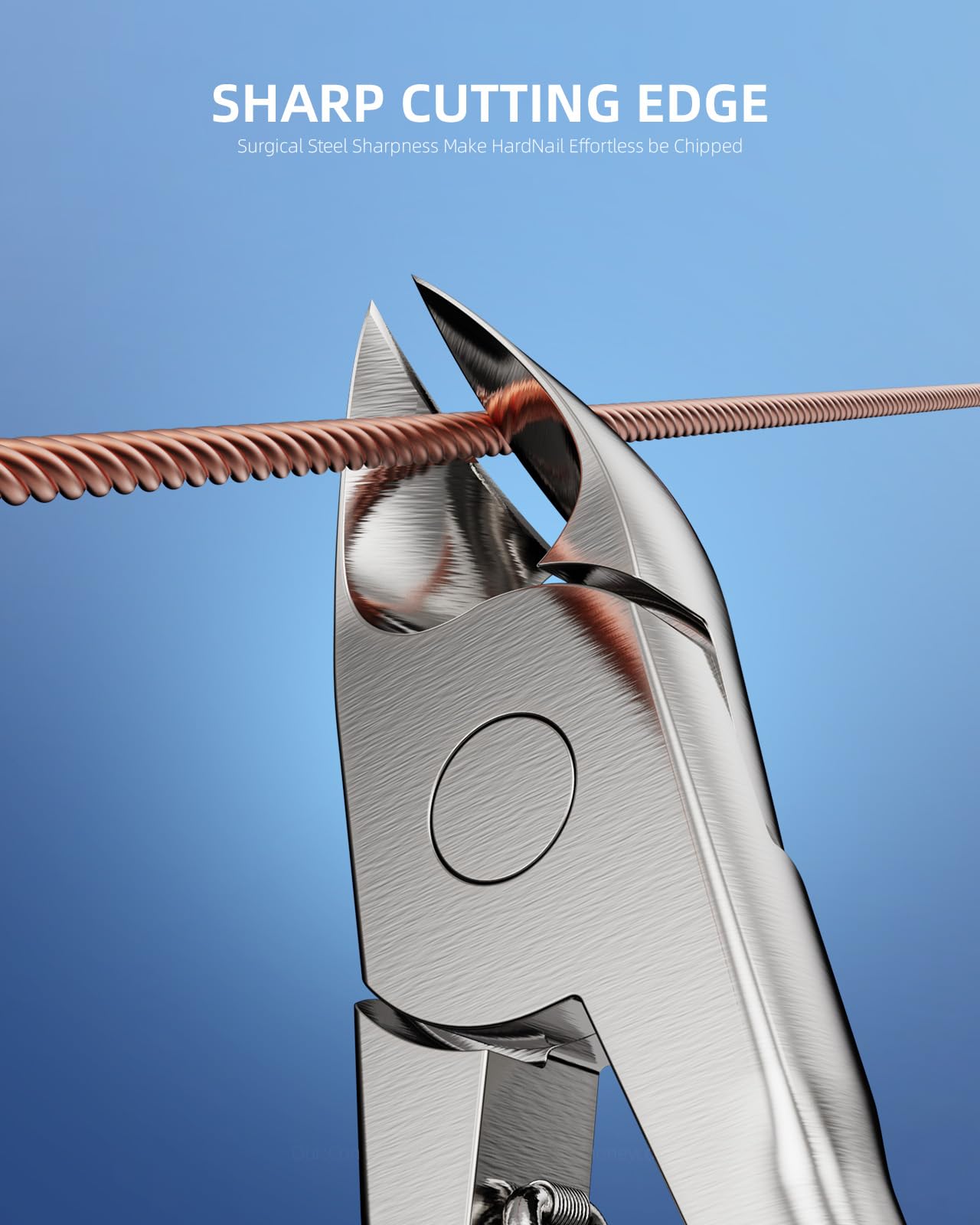 Kaasage Professional Toenail Clippers | Treatment Thick or Ingrown Toe Nails, Heavy Duty Soft Grip Podiatrist Tool For Men & Seniors | Use for Family and Medical (KMP1)