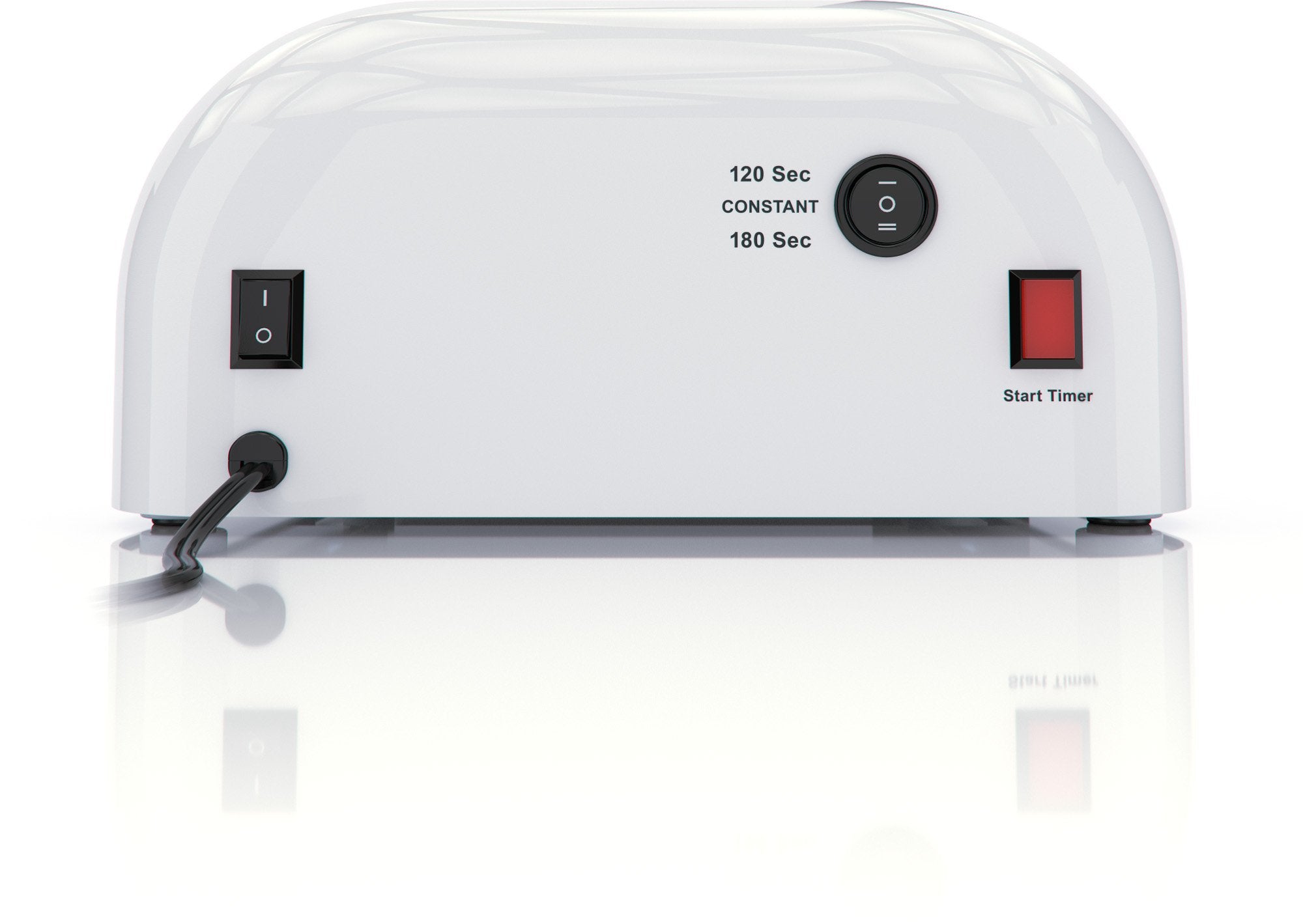 NailStar Professional 36 Watt UV Nail Dryer Nail Lamp for Gel with 120 and 180 Second Timers + 4 x 9W Bulbs Included