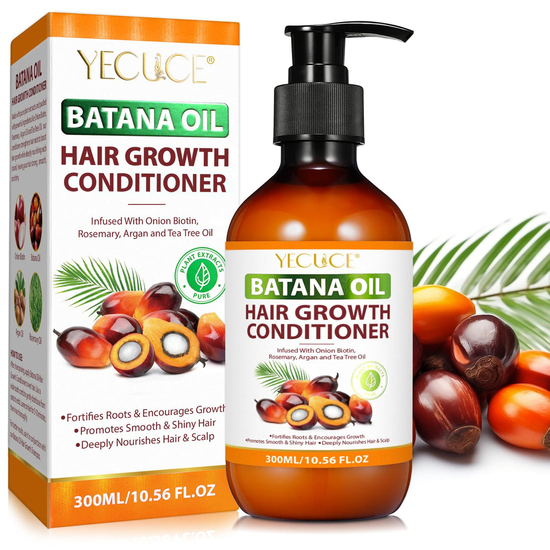 Batana Oil Conditioner, Organic Batana Oil with Onion Conditioner for Men and Women Daily Hair Care,for Thinning Hair & Hair Loss, for Curly Hair & Straight hair