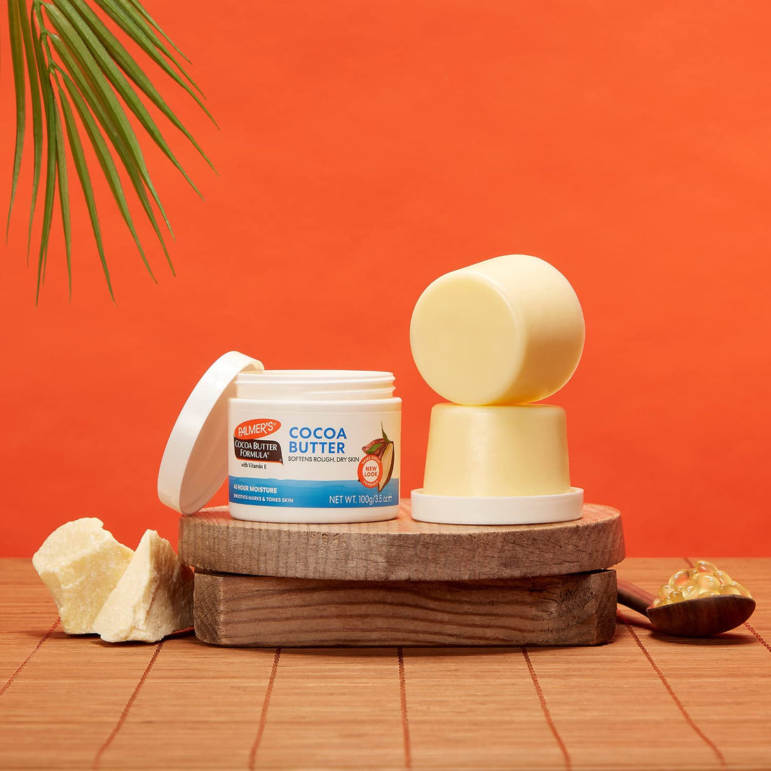 Palmer's Cocoa Butter Daily Skin Cream For Deep Hydration, Removes Makeup, Soothes Cracked Lips, Heels & Reduction of Scars - 100gm
