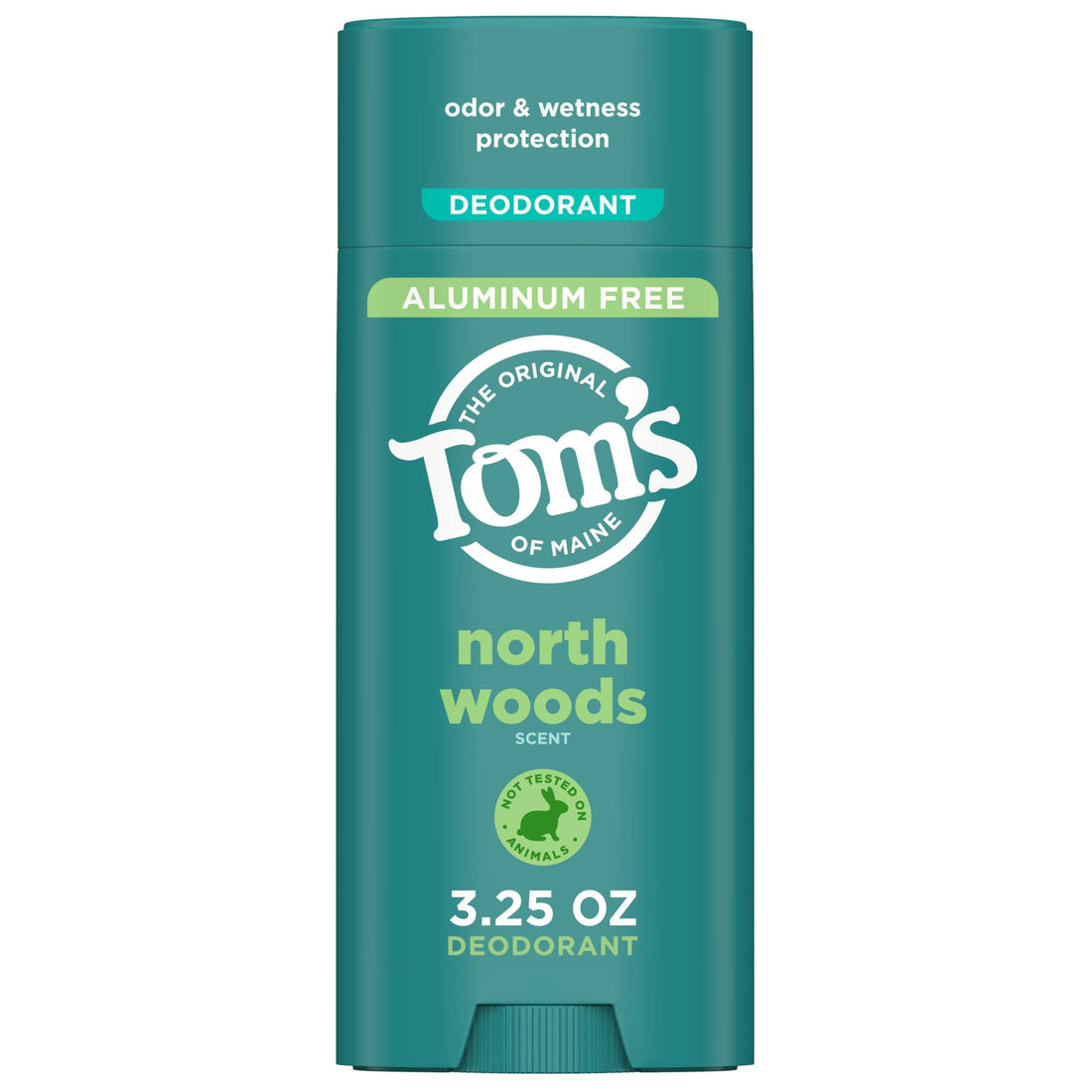 Tom’s of Maine North Woods Aluminum Free Natural Deodorant For Women & Men | Goes on Clear | Odor & Wetness Protection | Naturally Derived and Moisture-Locking Ingredients | 3.25 oz