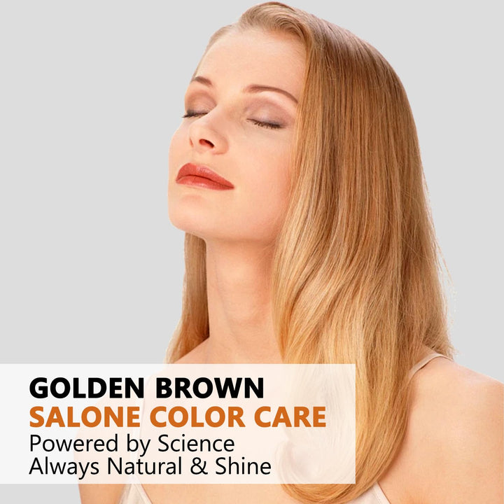 Yocisku Blonde Brown Hair Dye Shampoo 3 in 1, Natural Hair Color Shampoo for 100% Gray Coverage, Brown Hair Colors in 10-15 mins, 16.9 Fl Oz (Blonde brown), Paraben Free, Hypoallergenic