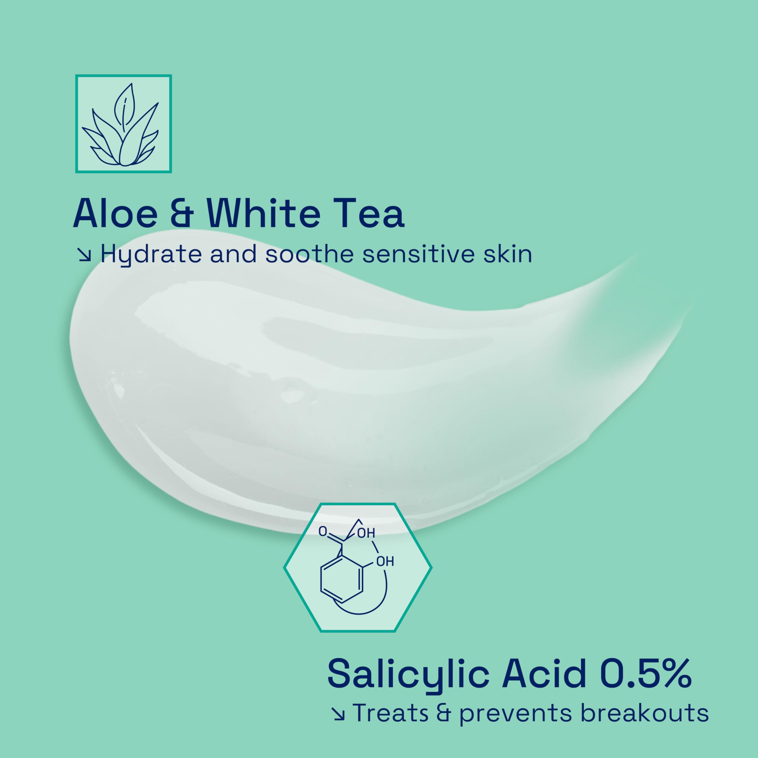 Cetaphil Acne Face Wash, Gentle Clear Clarifying Acne Cream Cleanser with 2% Salicylic Acid, Deep Cleans & Treats Acne Prone Skin, Skin Care for Sensitive Skin, 4.2oz