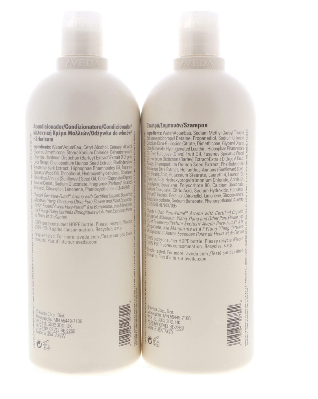 Aveda Damage Remedy Shampoo & Conditioner Liter Duo Set 33.8 oz
