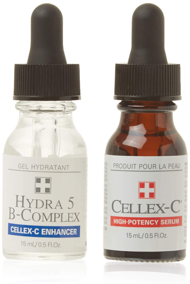 Cellex-C 2-Step Starter Kit, High-Potency Serum, Hydra 5 B-Complex, 1 kit