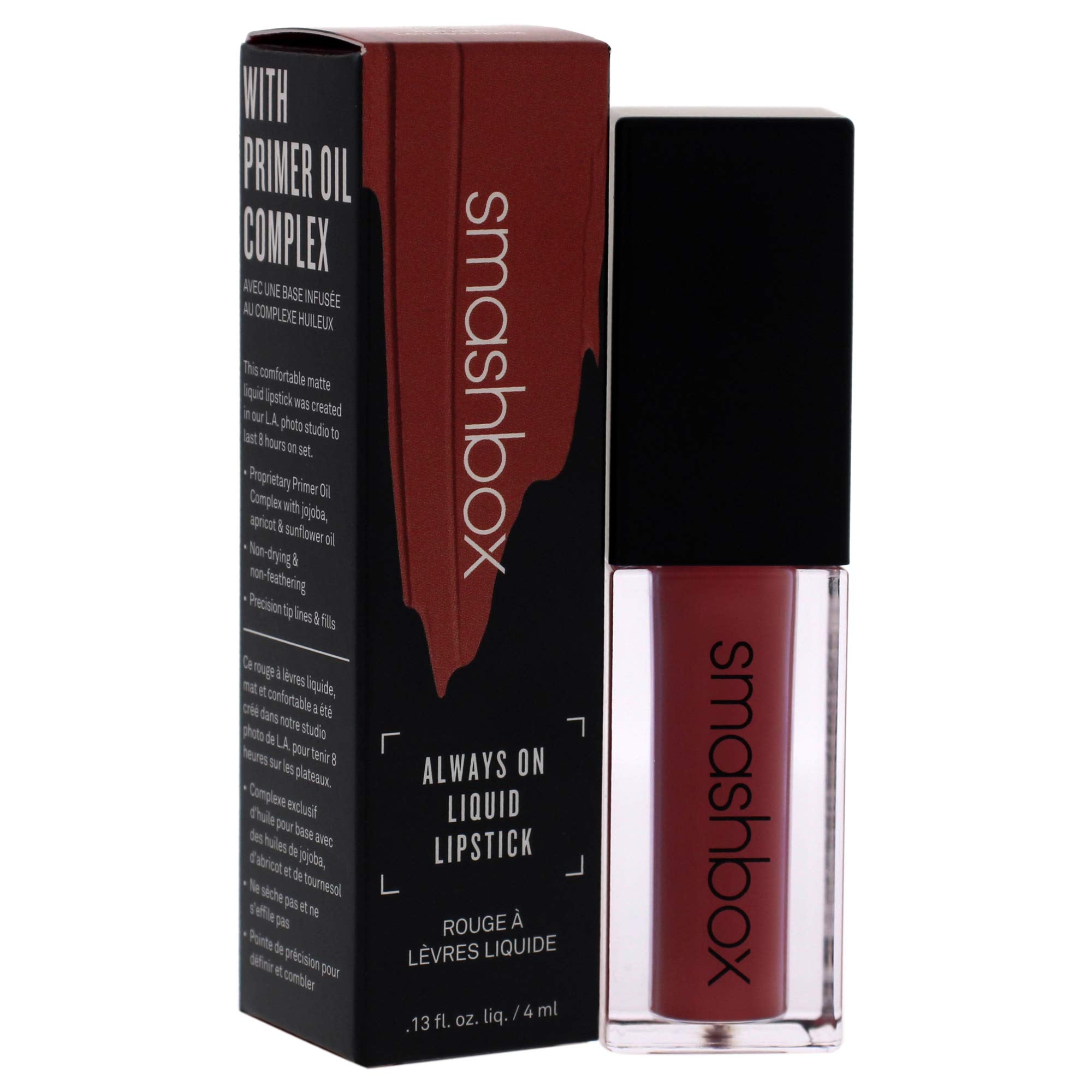 Smashbox Always On Liquid Lipstick, Matte Finish, 0.13 Fluid Ounce - Babe Alert