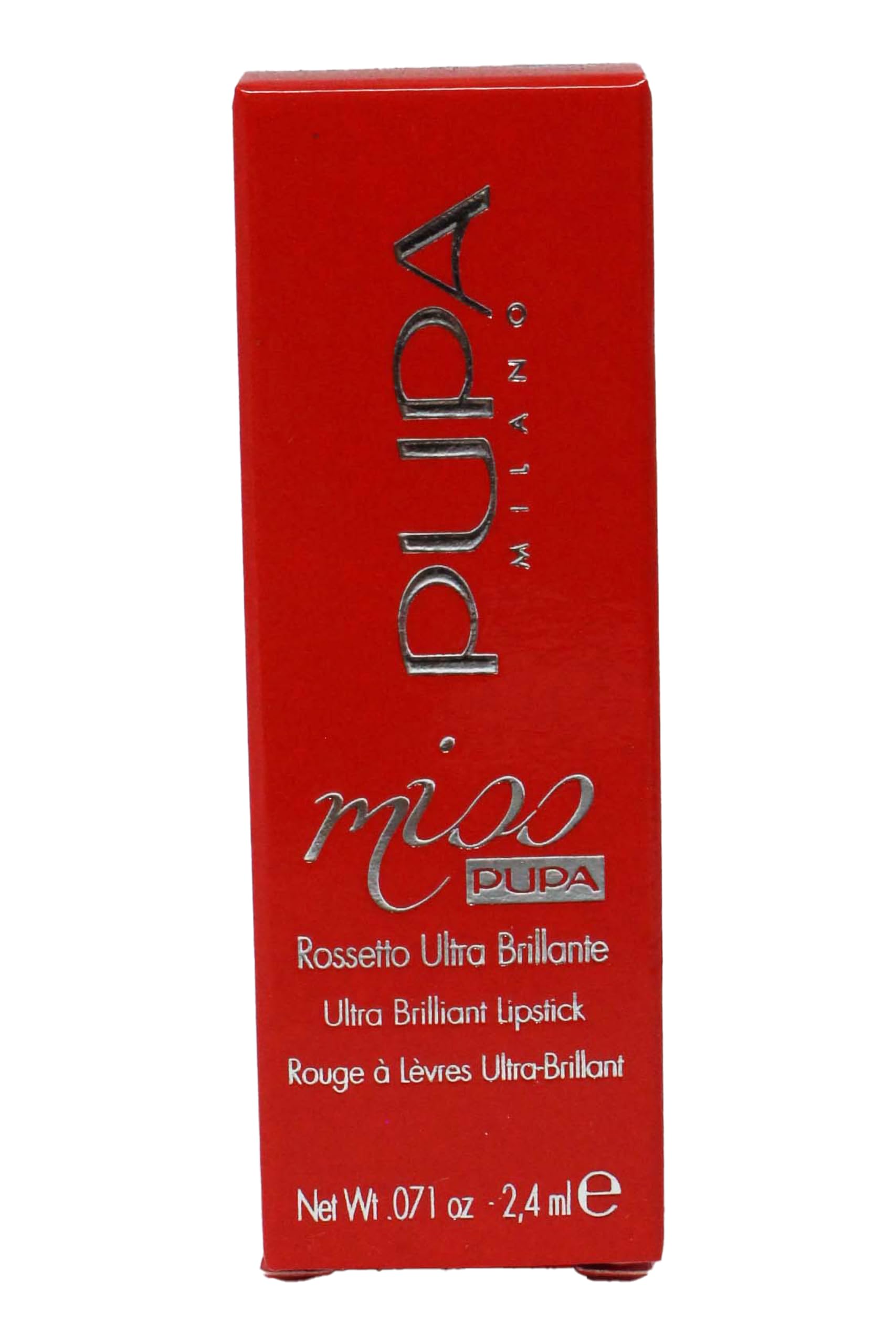 PUPA Milano Miss Pupa Lipstick by - Ultra-bright, crystal effect lipstick (200 PINK SORBET)