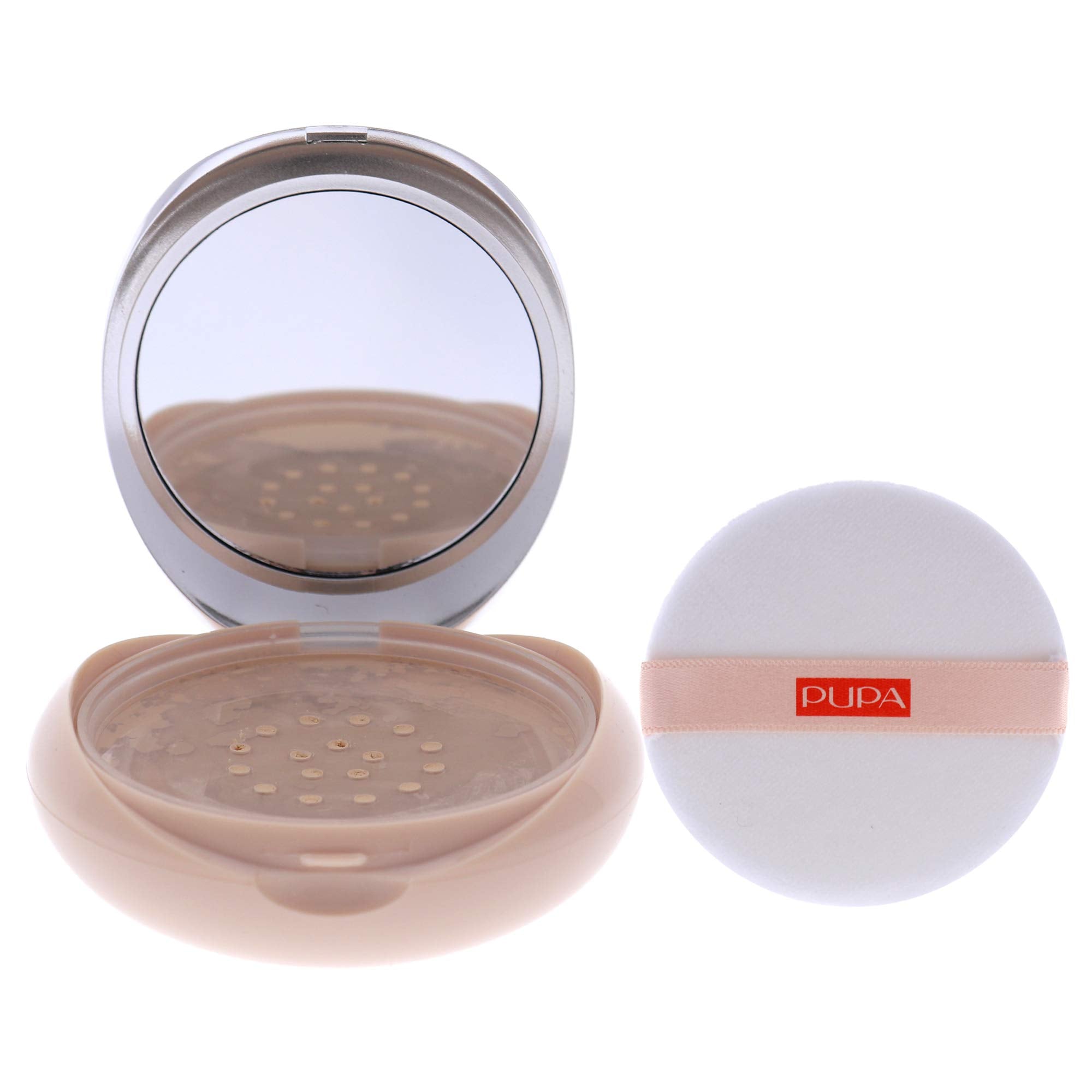 PUPA Milano Like A Doll Invisible Loose Powder - For a Radiant and Natural Look - Smooths Skin and Minimizes Blemishes - Perfectly Blends with Skin - 001 Light Beige - 0.32 Oz (I0111820)