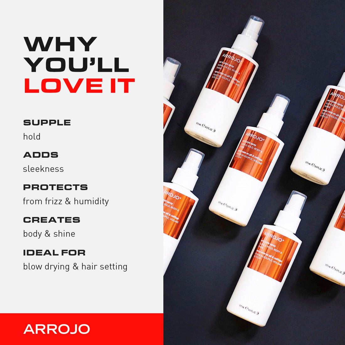 ARROJO Set and Style Spray